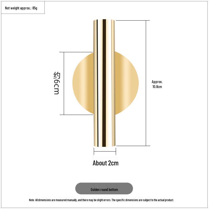 Nordic Gold Minimalist Wall Vase - No-Drill Hanging Flower Holder for Living Room