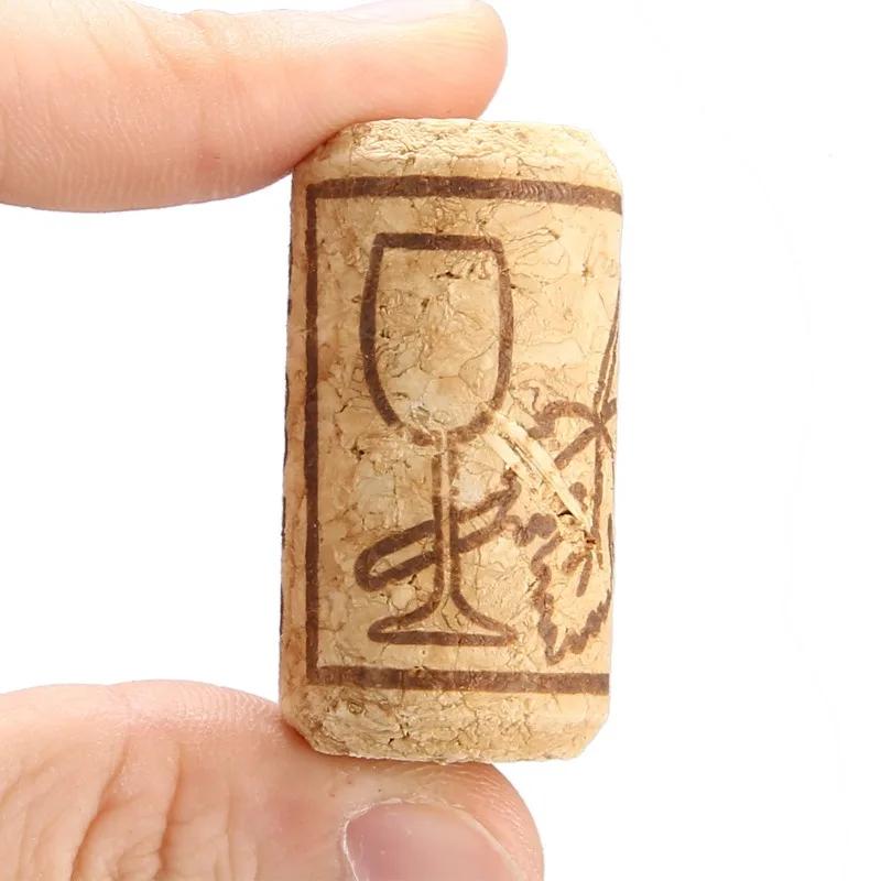100pcs Wine Corks Bungs Beer DIY Wine Bottle Sealing Stopper Bungs Plug 0.8''x1.6'' Home Brewing Wine Bottle Cork Bungs Supplies
