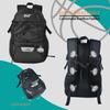 Large Capacity Basketball Backpack Shoes Compartment Waterproof Soccer Ball Backpack Separate Ball Holder Breathable Sports Bag