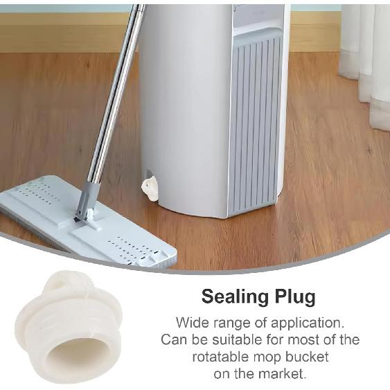 4pcs Mop Bucket Sealing Water Stopper Small Leakproof Plug Sealing Small Stopper Leakproof Outlet Stopper Replacement Outlet Plug Multipurpose Rubber