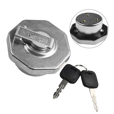 Tank Fuel Cap With Key For ISUZU ELF NPR NQR 4HK1 8-98146010-0 8-98088982-0 Automobiles Replacement Exterior Tank Covers
