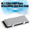 Anodized Aluminum M.2 2280 SSD Coolers Heatsink For Enhances Heat Dissipation And Stable Performances