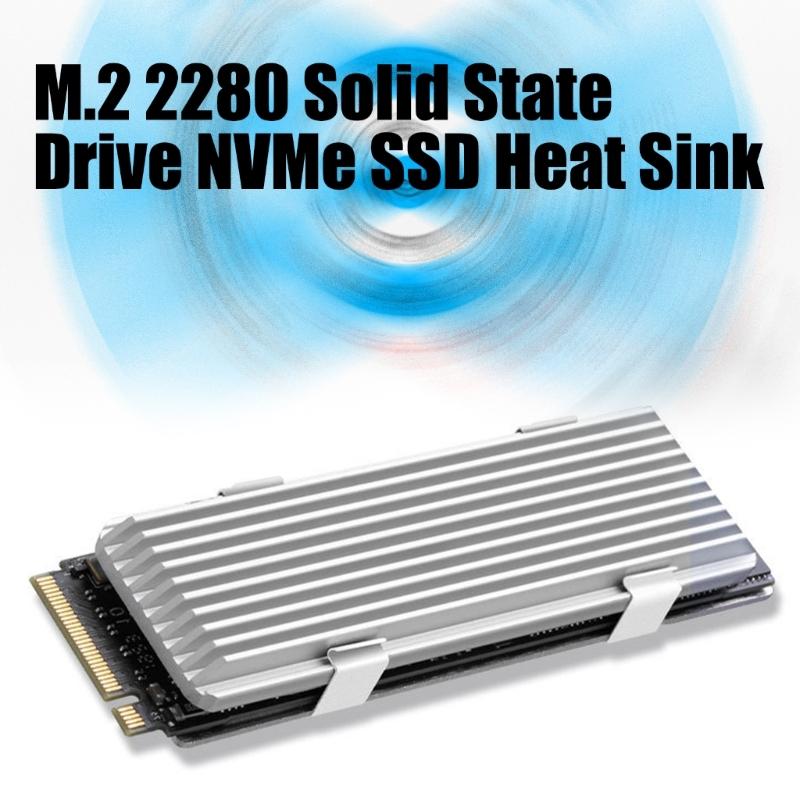 Anodized Aluminum M.2 2280 SSD Coolers Heatsink For Enhances Heat Dissipation And Stable Performances