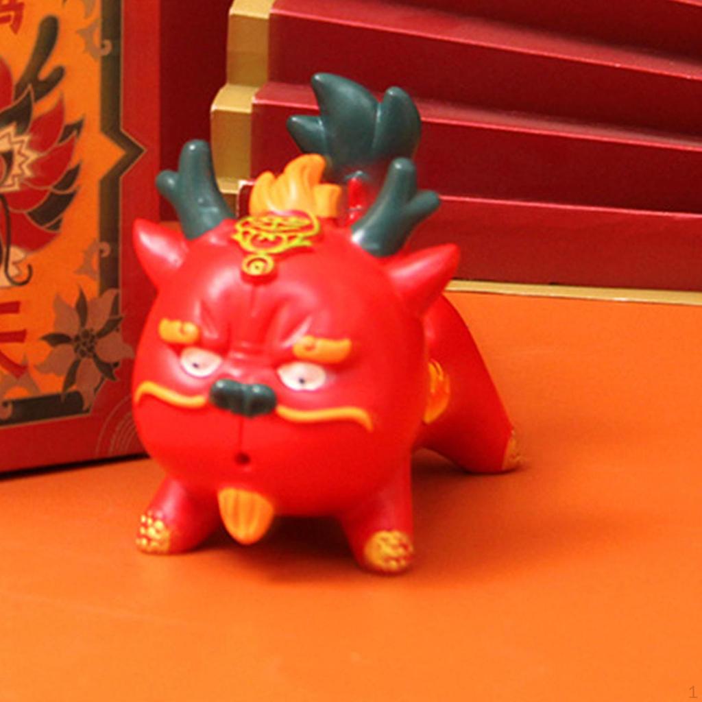 Chinese Dragon Figurine Phone Holder Cute Gift Statue Ornaments for Year Creative Gifts