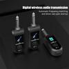 2.4G Wireless Guitar System Built-in Rechargeable Lithium Battery Wireless Guitar Transmitter Receiver for Electric Guitar Bass