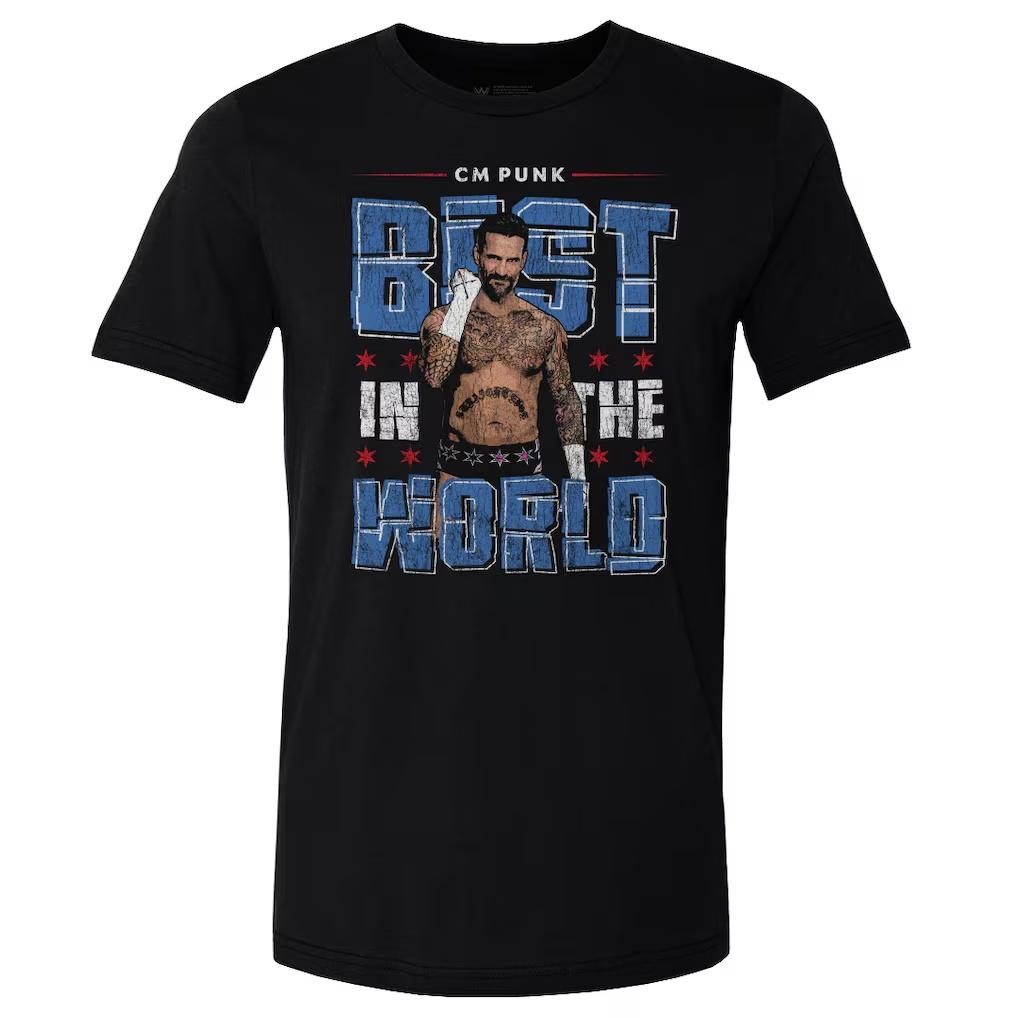 

2026 Men Oversized T-Shirt Power Novelty 100% Cotton Tee Shirt Short Sleeve CM Punk Parent-child Casual Y2K Clothes New Arriv... S разноцветный