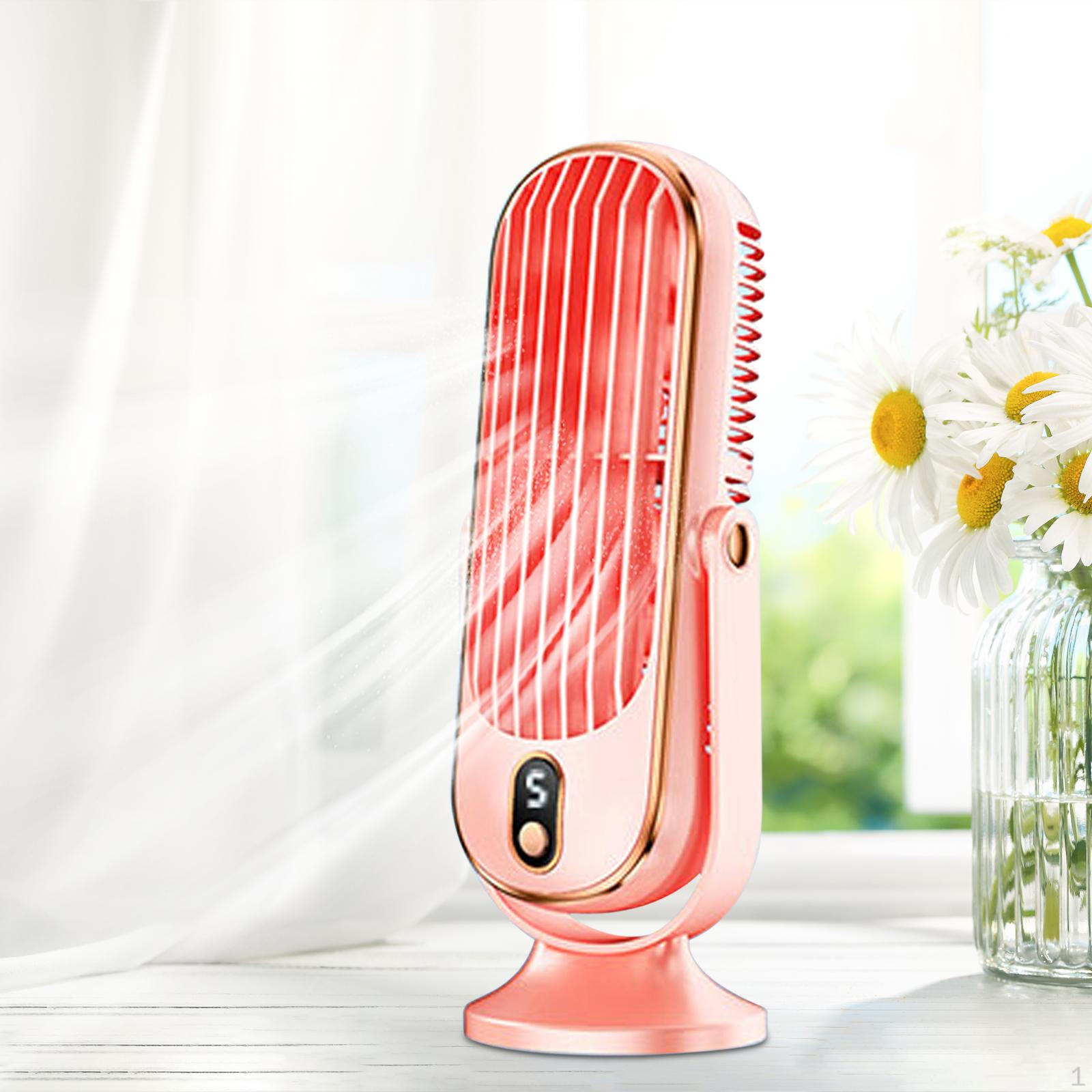 

Компактный настольный USB-вентилятор с регулируемой скоростью для использования дома и в офисе розовый