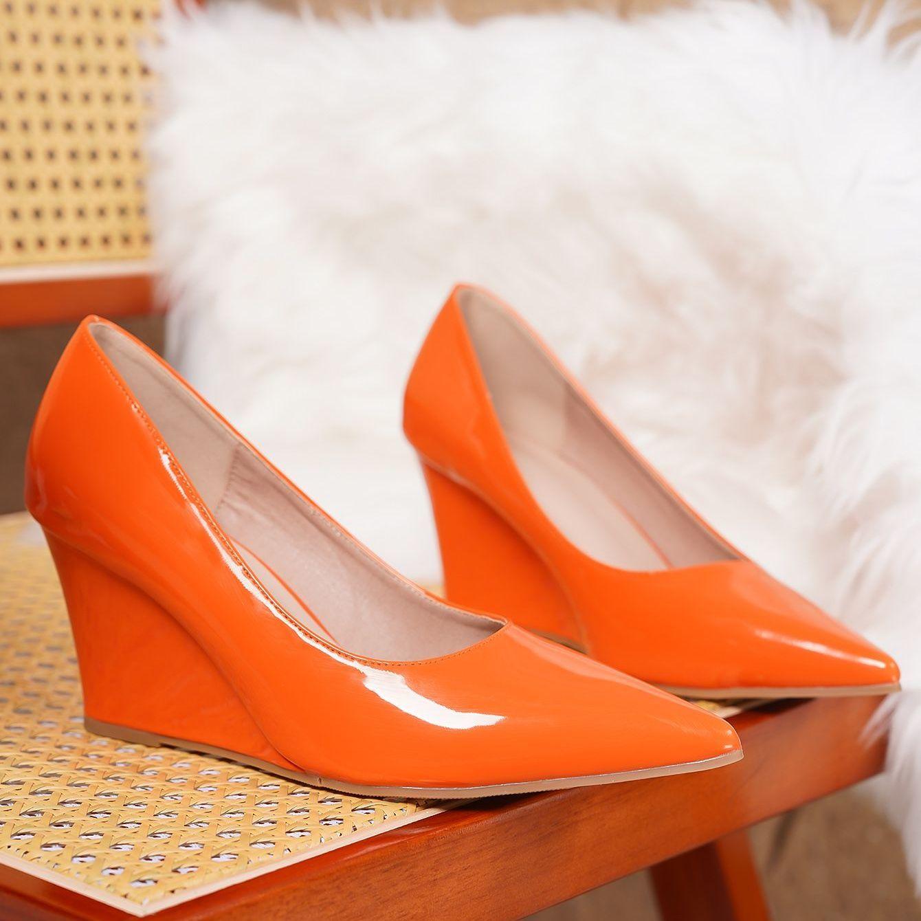 Elegant Woman Heeled Shoes 7cm Fashion