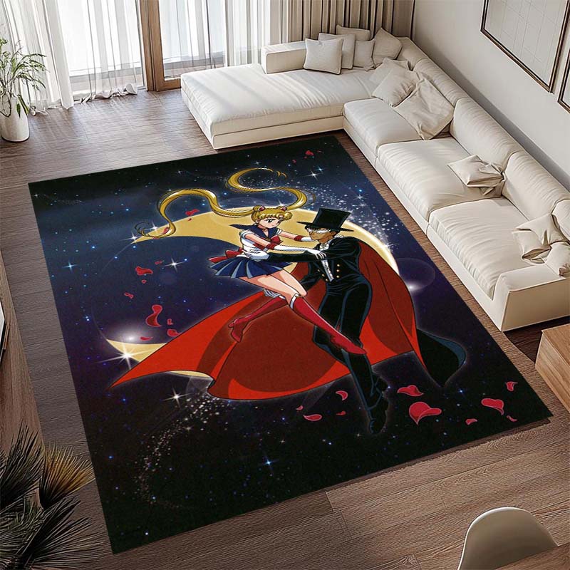 Diese beliebte Spielmatte im Anime-Design mit Pretty Guardian Sailor Moon besteht aus bequemem, weichem, dickem und rutschfestem Flan