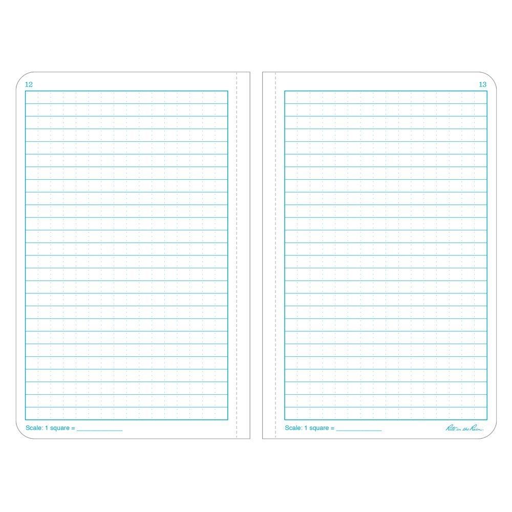 Rite in the Rain RITR 3 x 7 Hard Cover Universal Yellow 370F 3/4 1/2