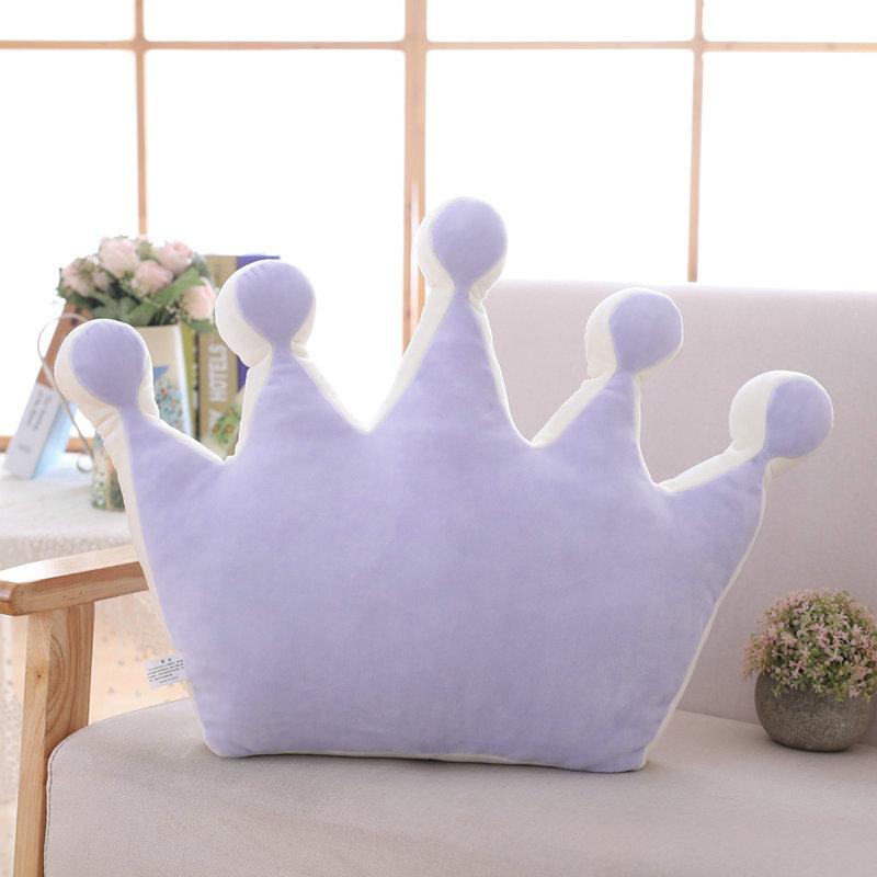 Soft Princess Crown Pillow Stuffed Sleeping Pillow Girl Room Sofa Decor Rainbow Cloud Star Celebrity Studio Cushion Gift for Her