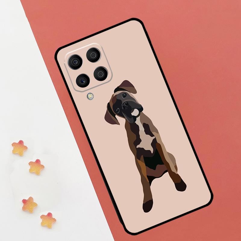 Boxer Dog For Samsung Galaxy M13 M33 M12 M32 M52 M11 M21 M31 M35 M53 M55 M15 M14 M34 M54 M06 M16 Case