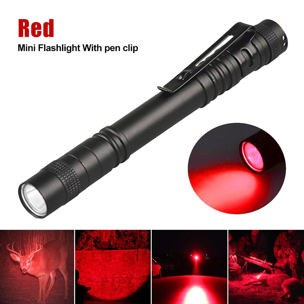 395nm Mini UV Flashlight Black Light Red/White/UV Flashlight Handheld Ultraviolet Flashlight Portable Detector Torch Light Pet