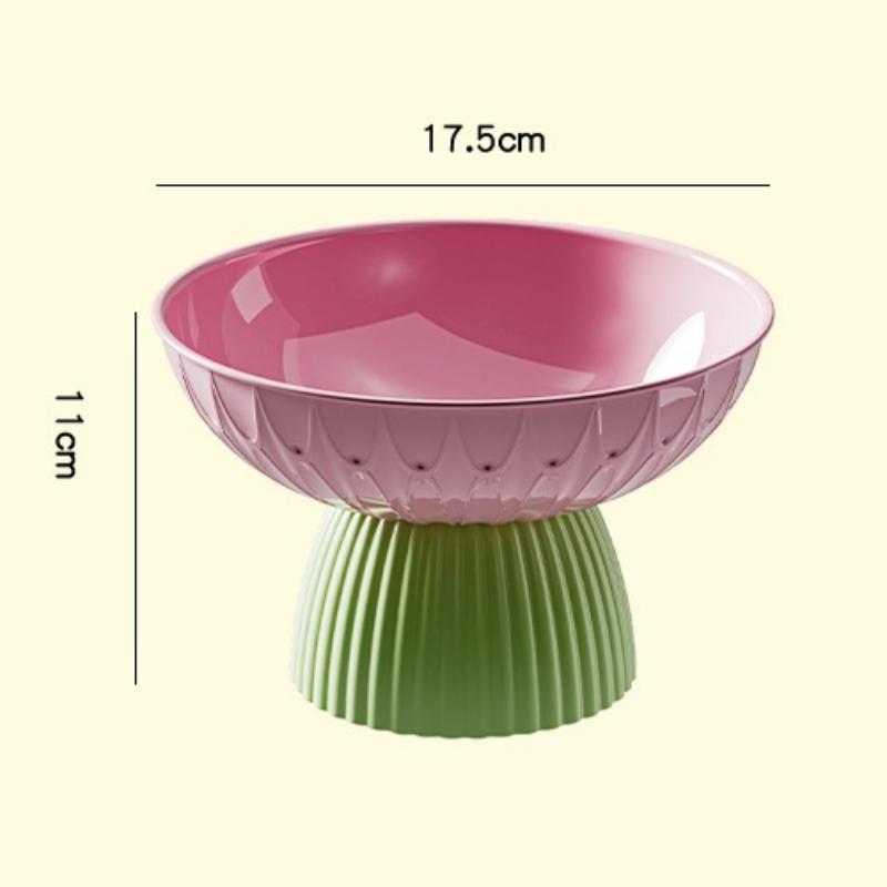 Elegant Large Washable Fruit Bowl With Pedestal - Chic, Hygienic Tabletop Organizer And Decorative Centerpiece