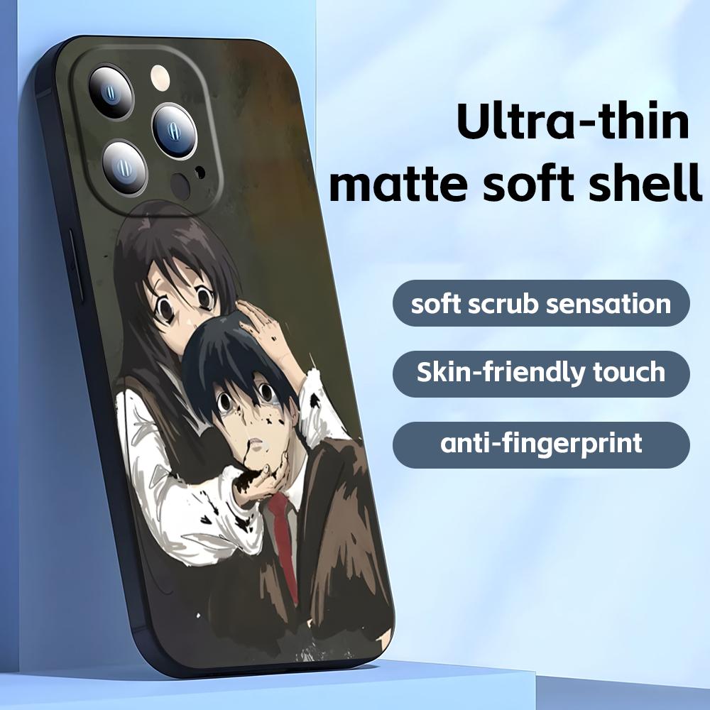 Classic Anime School Days  Phone Case For iPhone 16 16e 15 14 13 12 11 Plus Mini Pro Max Soft Black Shockproof Cover
