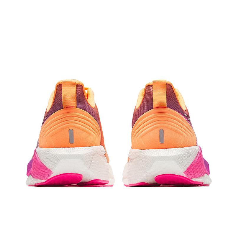 Anta Jinfeng Professional Racing Tecnologia Nitrogênio Resistente ao Desgaste Respirável Leve Tênis de Corrida Cano Baixo Masculino tênis Branco-Marfim 912435501-2