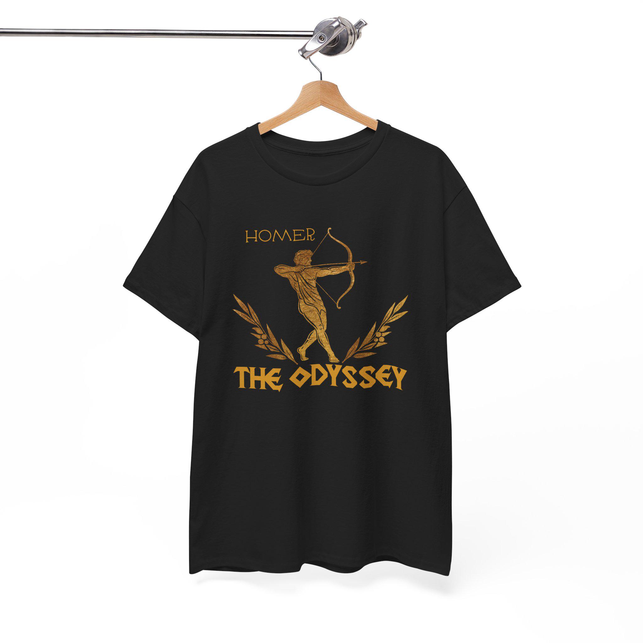 The Odyssey TShirt Homer Epic Poem Book Shirt Ancient Greek Mythology Tee 2XL