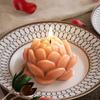 3D Lotus Flower Shape Candle Silicone Mould DIY Day of Dead Decoration Handmade Soap Model Plaster Aromatherapy Mold Wholesale