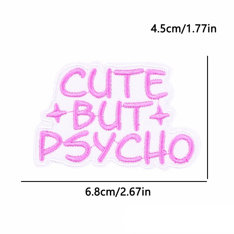 Feminist Good Vibes Embroidery Patch Iron On Positive Empowerment Slogan Fusible Patch for Jacket Vest Uplifting Daily Decor