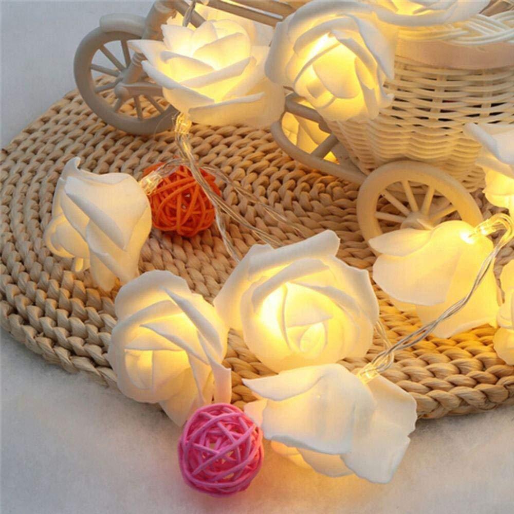 520 LED Rose String Lights for Valentine's Day Wedding Decoration