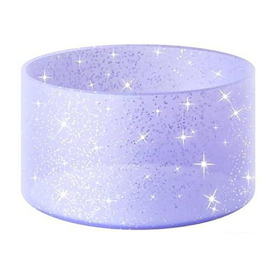 Silikonový návlek na kelímek s třpytkami, protiskluzový, tepelně izolační kryt, lehká podložka pod láhev na vodu pro tumbler