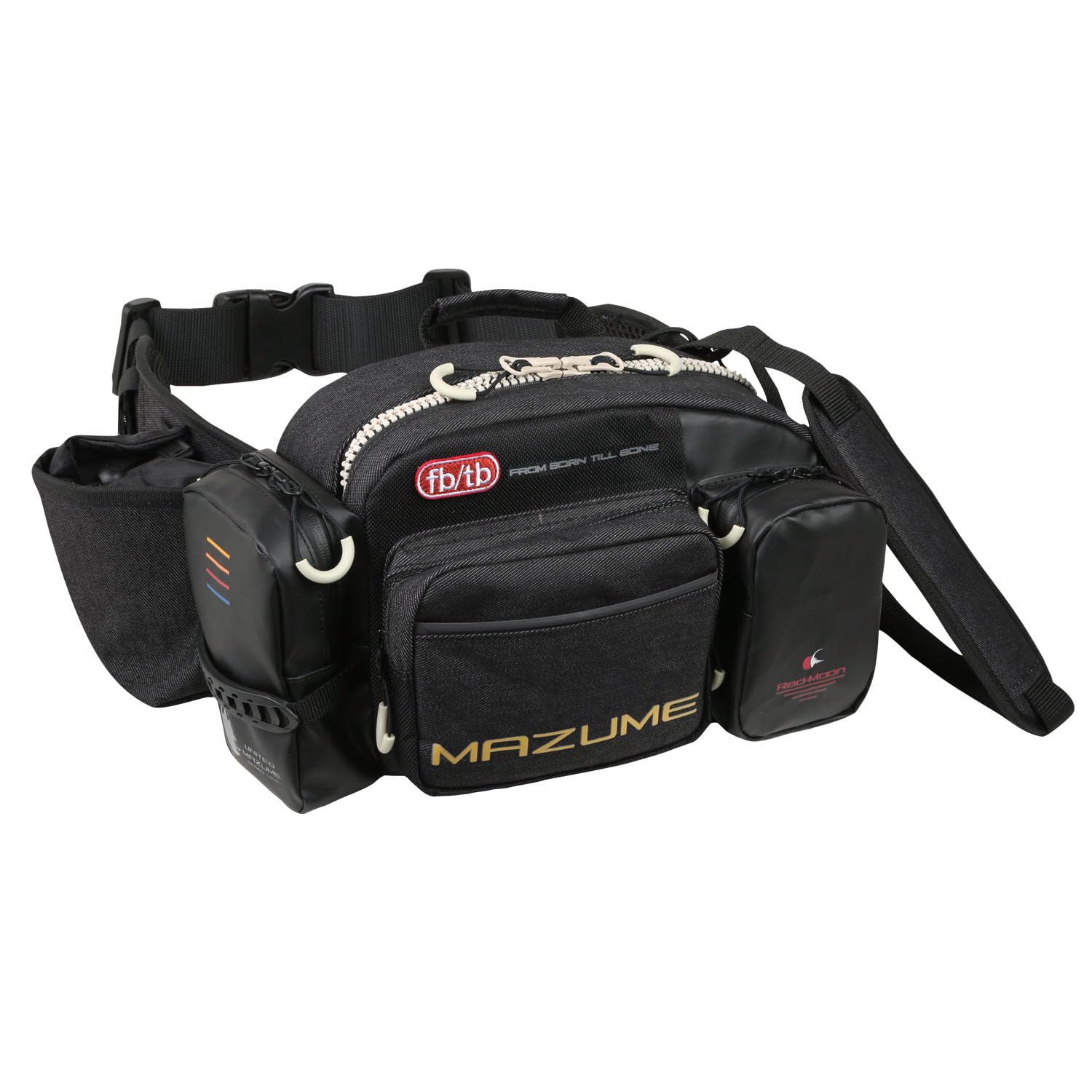 

Waist Bag Red Moon Waist Bag V Black Denim Free [Mazume] MZBK-768-03