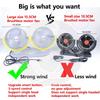 5V / 12v / 24V Car USB Fan Cooling Car Fan Dual Head Car Fan 3 Speeds Adjustable For Auto Cooler Air Fan Car Accessories Fan