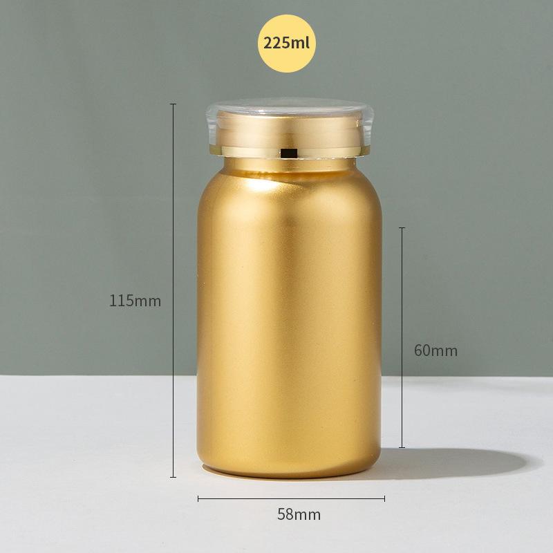 Sample Tablet Packaging Bottle Container Pill Packer Plastic Jars Capsule Bottles With Lid For Pill 100/120/150/225Ml