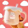 Waterproof Cute Bear & Rabbit Emoji Planner Stickers, Pink Series, for Phone Case & Water Bottle Decoration, Traceless Design