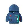 Boy Hooded Zip-up Shirt Children Dinosaur Thin Sweatshirt Outwear Baby Boy Tops Spring and Autumn Clothes Children's Clothing