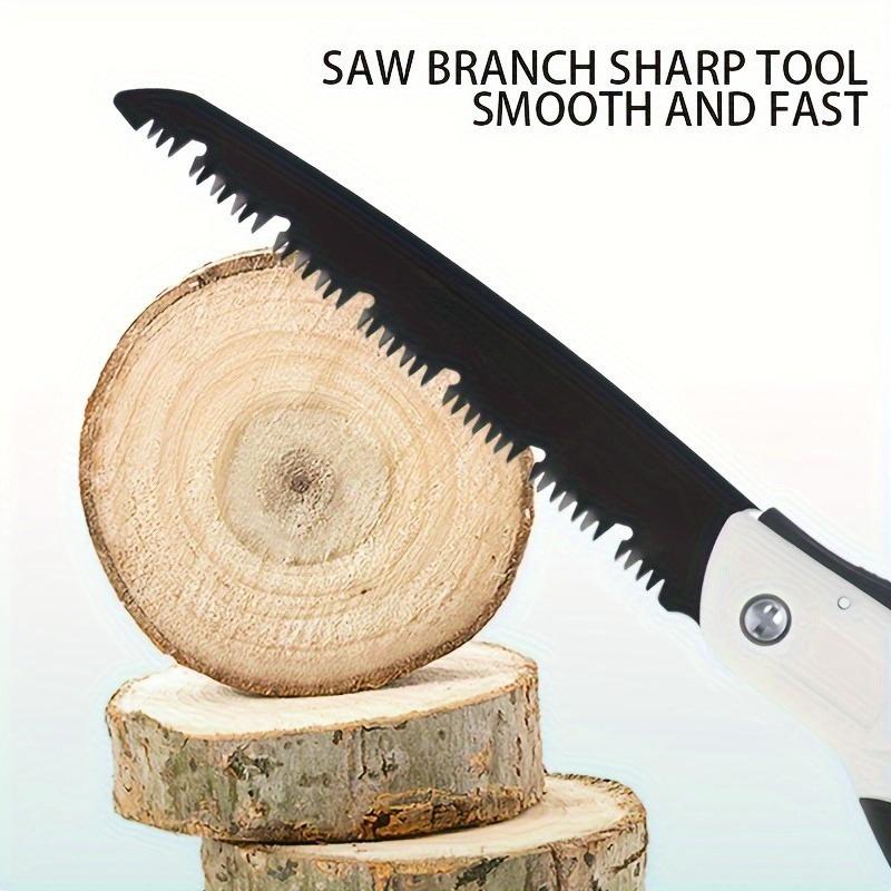 Industrial Grade Manual Folding Saw - for Wood, Metal & More - Heavy-Duty Cutting Tool for DIY, Woodworking, Camping, Hiking, Saw for Cutting Wood