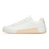 Anta Lifestyle Series Thick Sole Lightweight Low Top Skate Shoes Women Sneakers White Orange 122148072-1