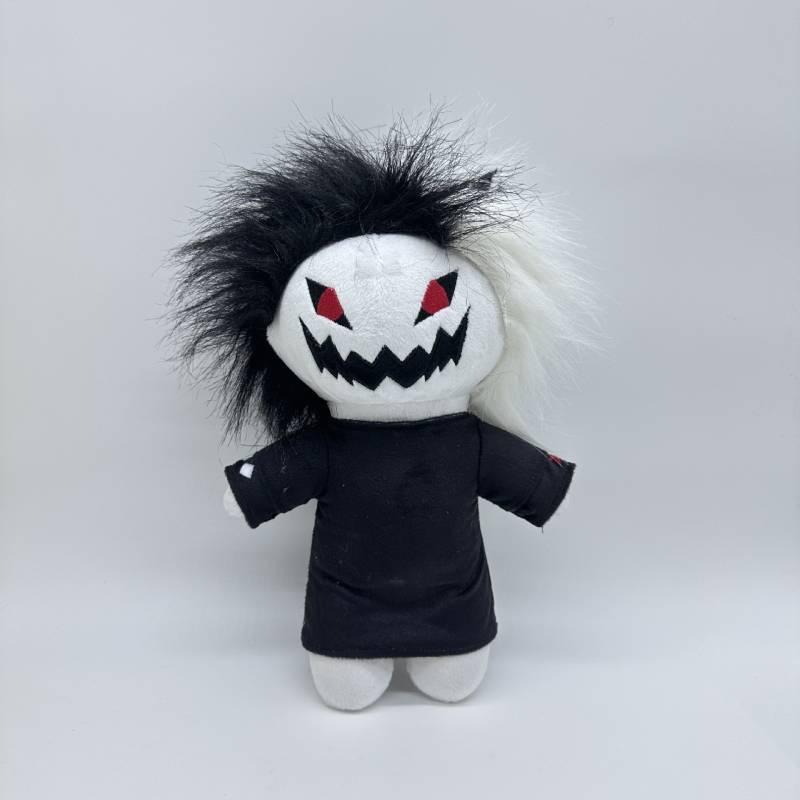 Zxc Cat Plush Halloween Black And White Grinning Cat Stuffed Toy 27cm/10.62in Height