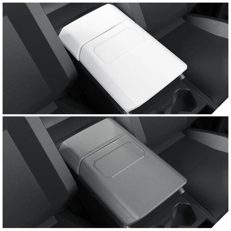 Armrest Box Protective Cover for Tesla Cybertruck Car Accessories TPE Mobile Phone Storage Anti-slip Shell Interior 2024-2025