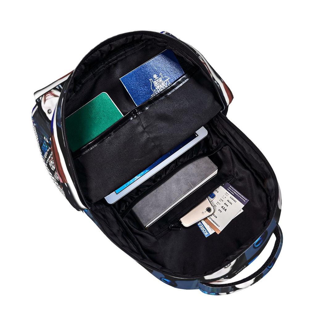 Jiu Jitsu BJJ Master Knapsacks Boys Girls Backpack Students Learner Bags Comic Outing Rucksack Sling Tote Roomy