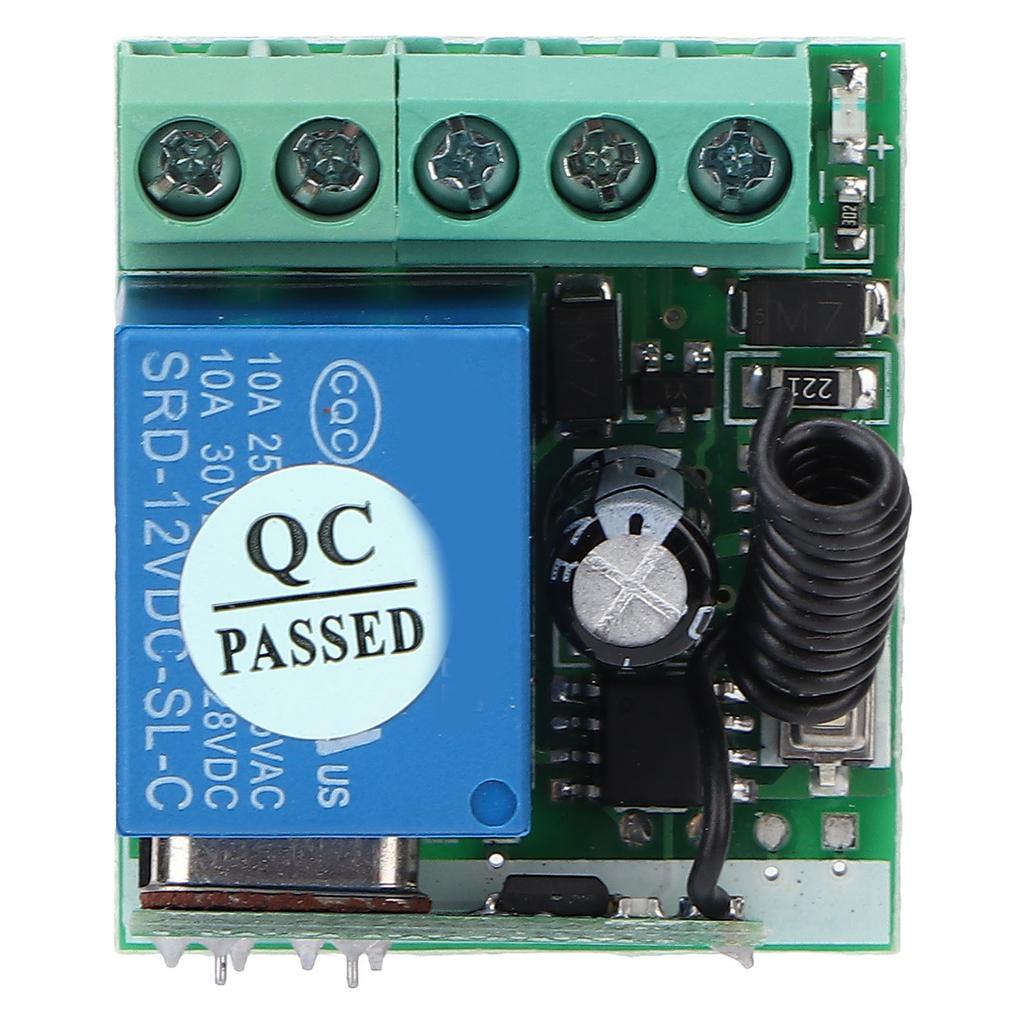 AKRKO1SY DC 12V Remote Control Switch One Channel Remote Control Relay for Electric Door Window Signal Control