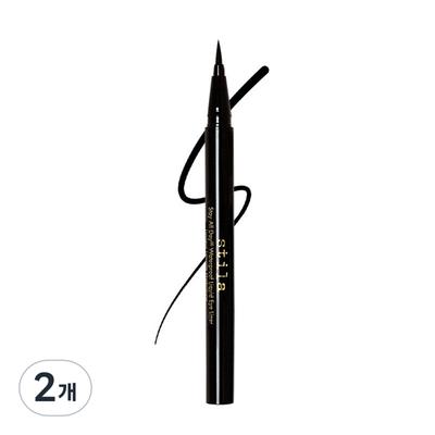 Stila Stay All Day Waterproof Liquid Eyeliner, Black, 2 Pcs.