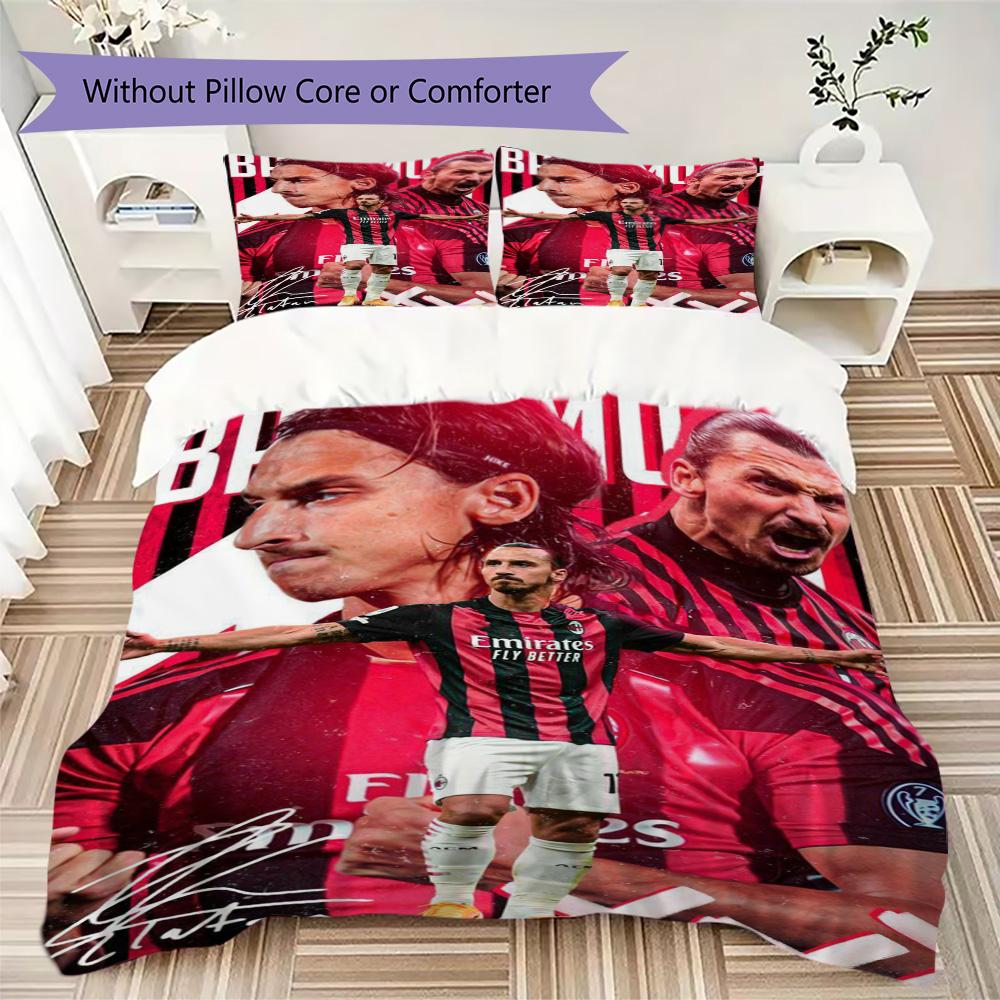 Former Associazione Calcio Milan athlete Zlatan Ibrahimović Home Decoration Soft Bedding Down Pillowcase Duvet Cover (without core) 1