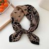Paisley Flower Print Handkerchief Soft Cotton Linen Head Neck Scarves Hair Scarf Neckerchief Headscarves Square Scarf Headband