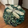 1pc Dragonfly Floral Automatic Open/Close Umbrella with Windproof, 8-Rib Sturdy Canopy, Durable Ribs, Fashionable Design1257A