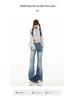 Women's Light Micro-Flare Jeans 2025 Spring/Autumn - Petite Low-Waist, Narrow Straight-Leg, Relaxed Fit