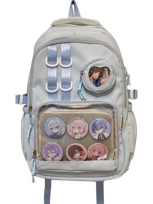 Anime Style Ita Bag Backpack for Girls – Large Capacity Shoulder Bag for Middle and High School Students