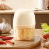 Fast Garlic Minced Tool Electric Chopper, Portable One-touch Operation Cordless Food Processor, One Touch Chopper Detachable Cup Kitchen Gadgets