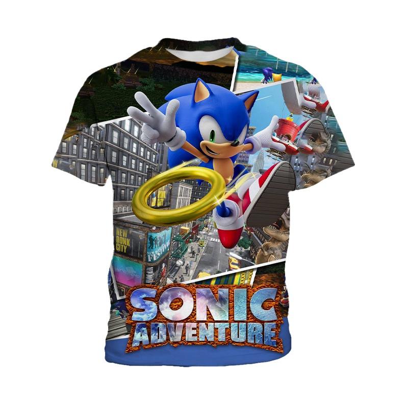 Children's T-shirt cartoon short sleeved T-shirt casual round neck children's T-shirt