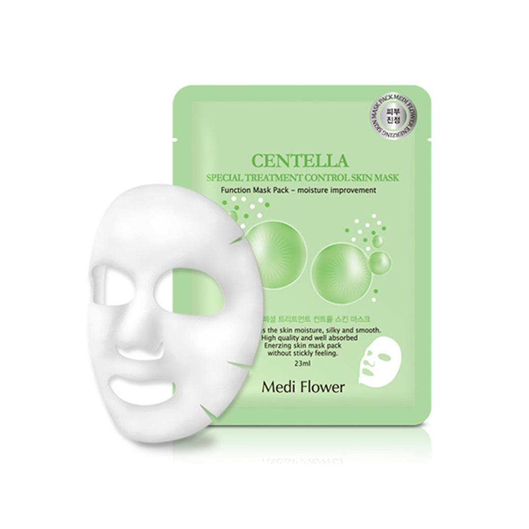 

[MEDI FLOWER] Маска для кожи со специальным уходом 23мл * 10шт 4 вида # Centella