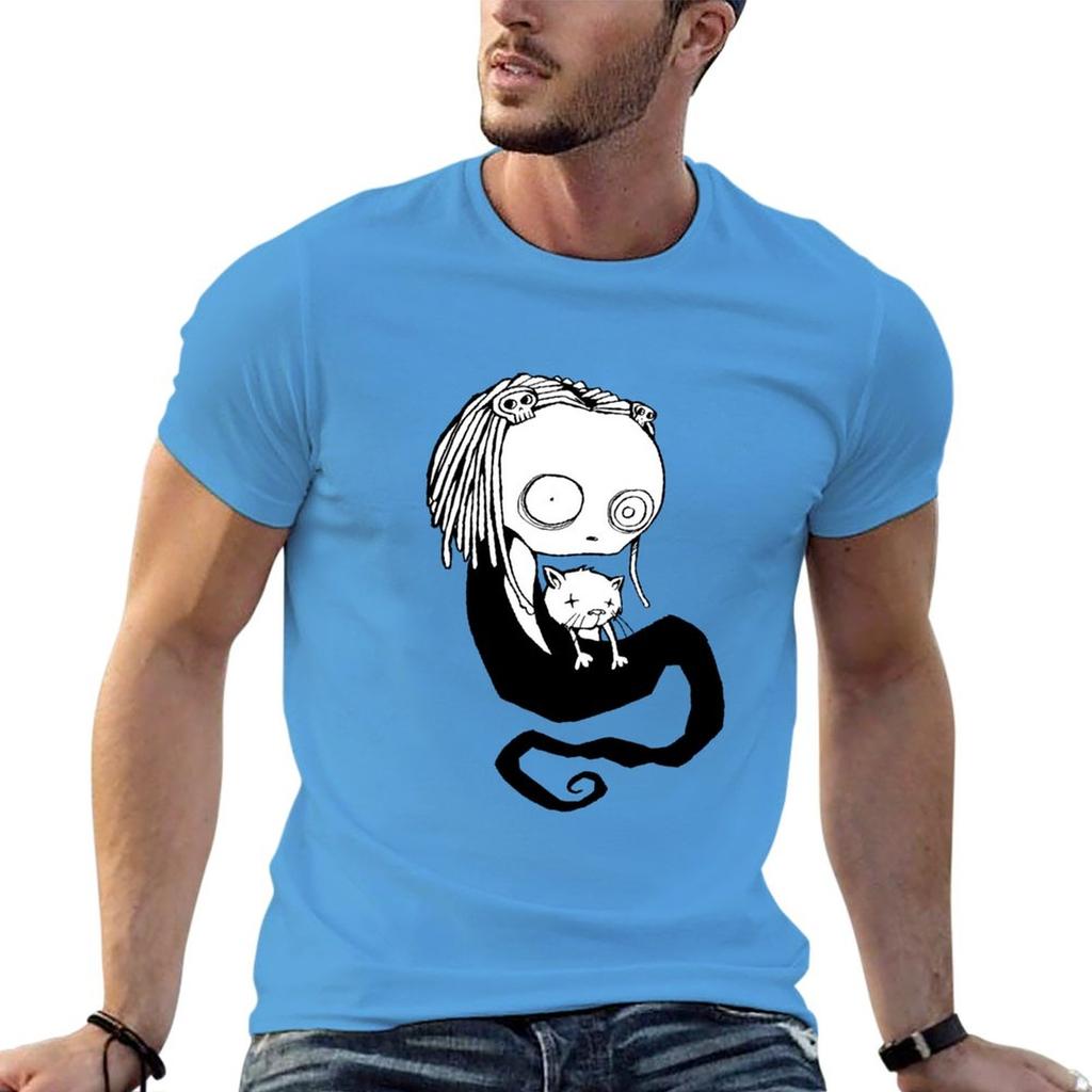 New Lenore Black and white T-Shirt summer clothes summer tops animal print shirt for boys tees mens funny t shirts