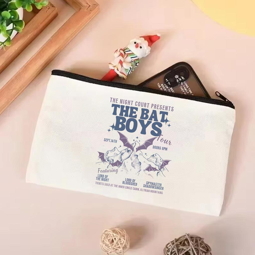 ACOTAR Bat Boys Velaris Canvas Tote Bag Bookish Merch SJM Series Shoulder Bag for Women