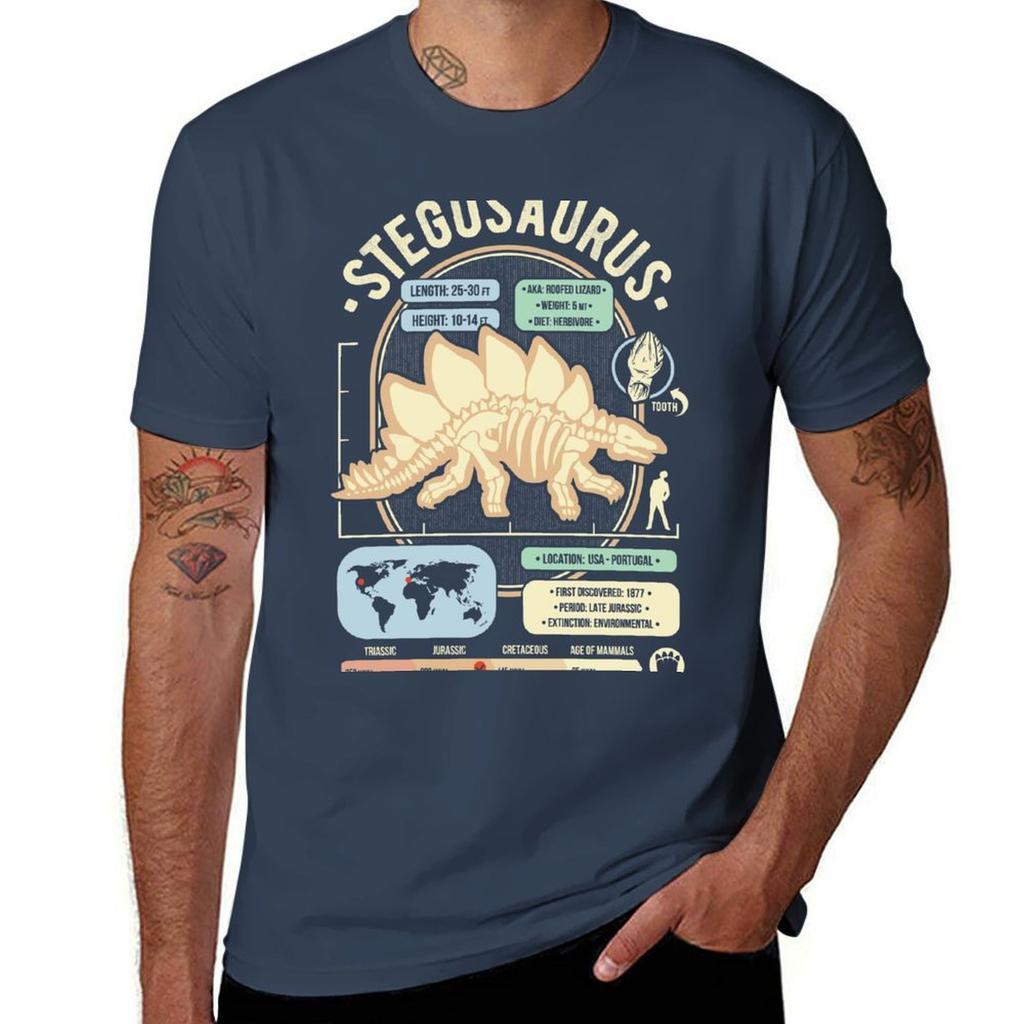 Dinosaurier Fakten Stegosaurus Wissenschaft Anatomie Geschenk T-Shirt Sportlich Schnelltrocknend T-Shirt Für Unisex