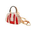 Creative Keychain Rhinestone Beautiful Metallic Purse Charm Perfect For Women Present