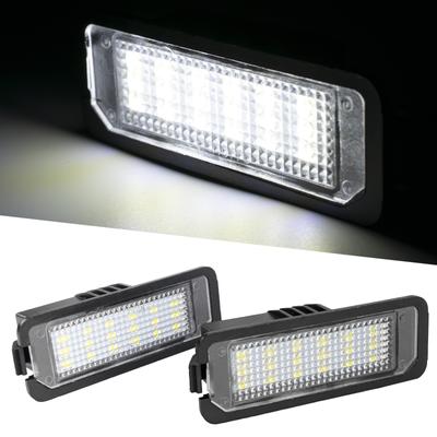 2db LED rendszámtábla lámpák lámpa Volkswagen VW GOLF Polo 9N Passat EOS New Beetle Phaeton Scirocco autótartozékokhoz